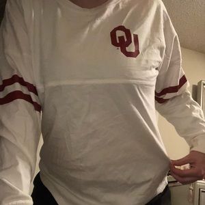 PINK Varsity Style Oklahoma shirt